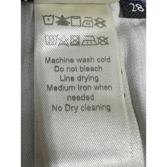 7 FOR ALL MANKIND WOMENS 28 HIGH RISE ANKLE LOGAN STOVEPIPE JEANS FROST BLUE NEW - Picture 9 of 11